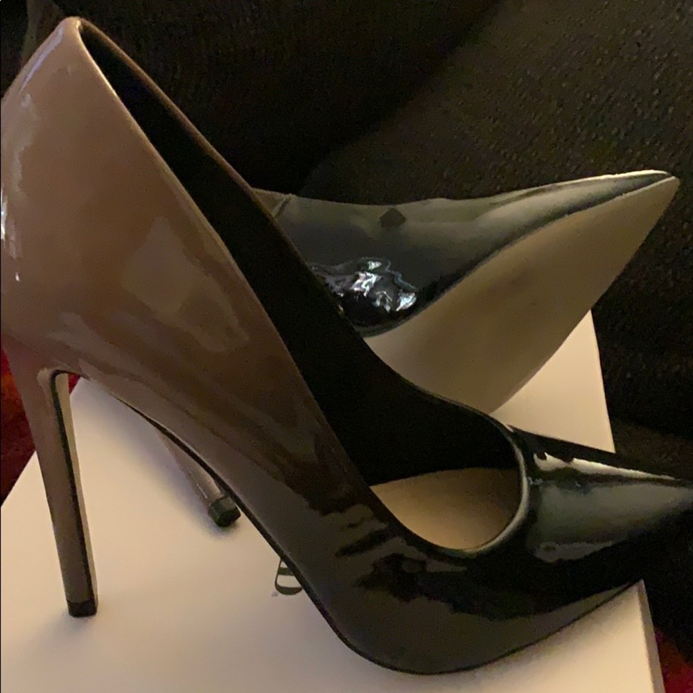 Woman Ombré black and brown pumps